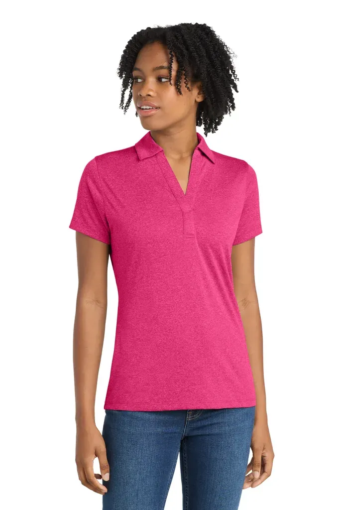 Sport-Tek® Women's Heather Contender Polo. LST660 - additional view 6