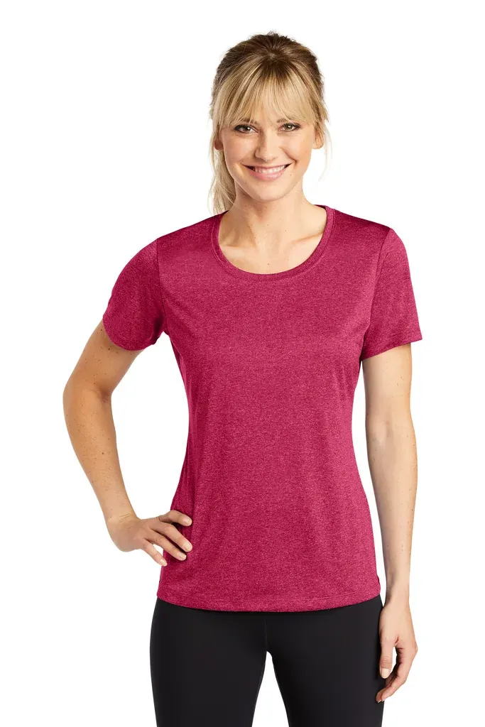 Sport-Tek® Women's Heather Contender Scoop Neck Tee. LST360 - additional view 10