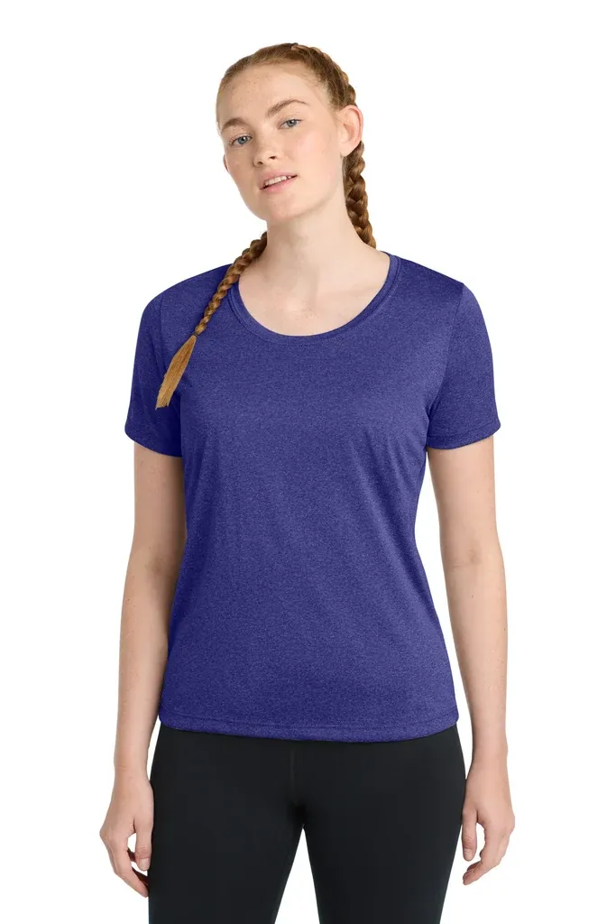 Sport-Tek® Women's Heather Contender Scoop Neck Tee. LST360 - additional view 3