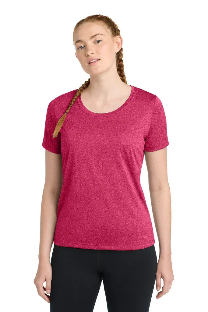 Sport-Tek® Women's Heather Contender Scoop Neck Tee. LST360 - additional view 8