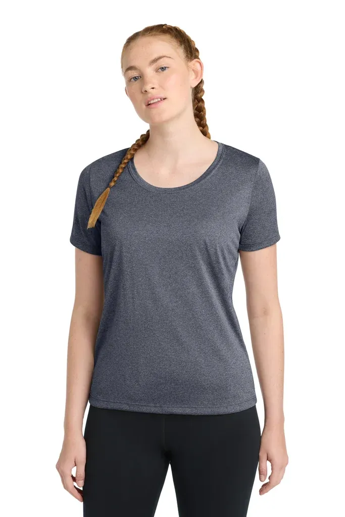 Sport-Tek® Women's Heather Contender Scoop Neck Tee. LST360 - additional view 4