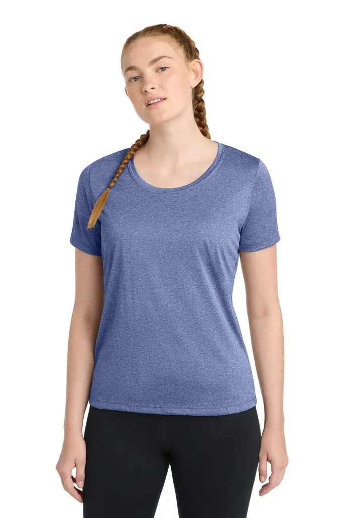 Sport-Tek® Women's Heather Contender Scoop Neck Tee. LST360 - additional view 1