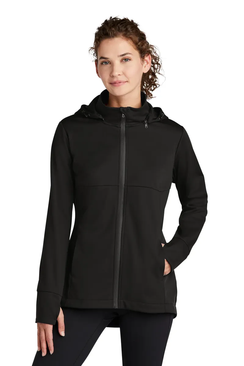 Sport-Tek® Women's Hooded Soft Shell Jacket LST980 - additional view 2