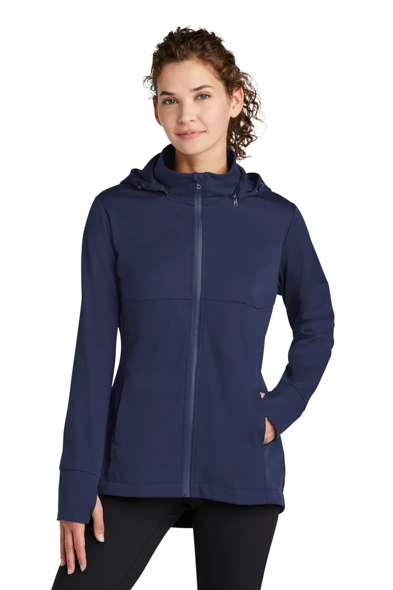 Sport-Tek® Women's Hooded Soft Shell Jacket LST980 - additional view 1