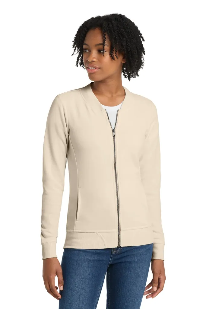 Sport-Tek ® Women's Lightweight French Terry Bomber LST274 - additional view 2