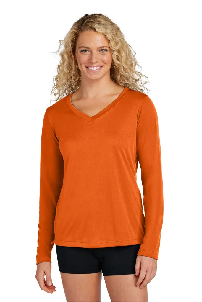 Sport-Tek® Women's Long Sleeve PosiCharge® Competitor V-Neck Tee. LST353LS - additional view 19