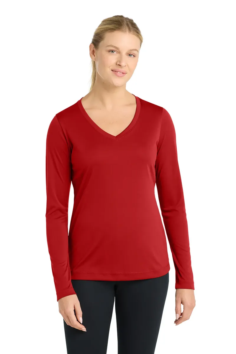 Sport-Tek® Women's Long Sleeve PosiCharge® Competitor V-Neck Tee. LST353LS - additional view 9