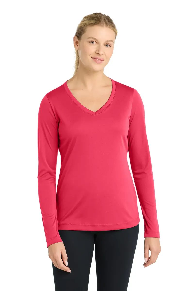 Sport-Tek® Women's Long Sleeve PosiCharge® Competitor V-Neck Tee. LST353LS - additional view 12