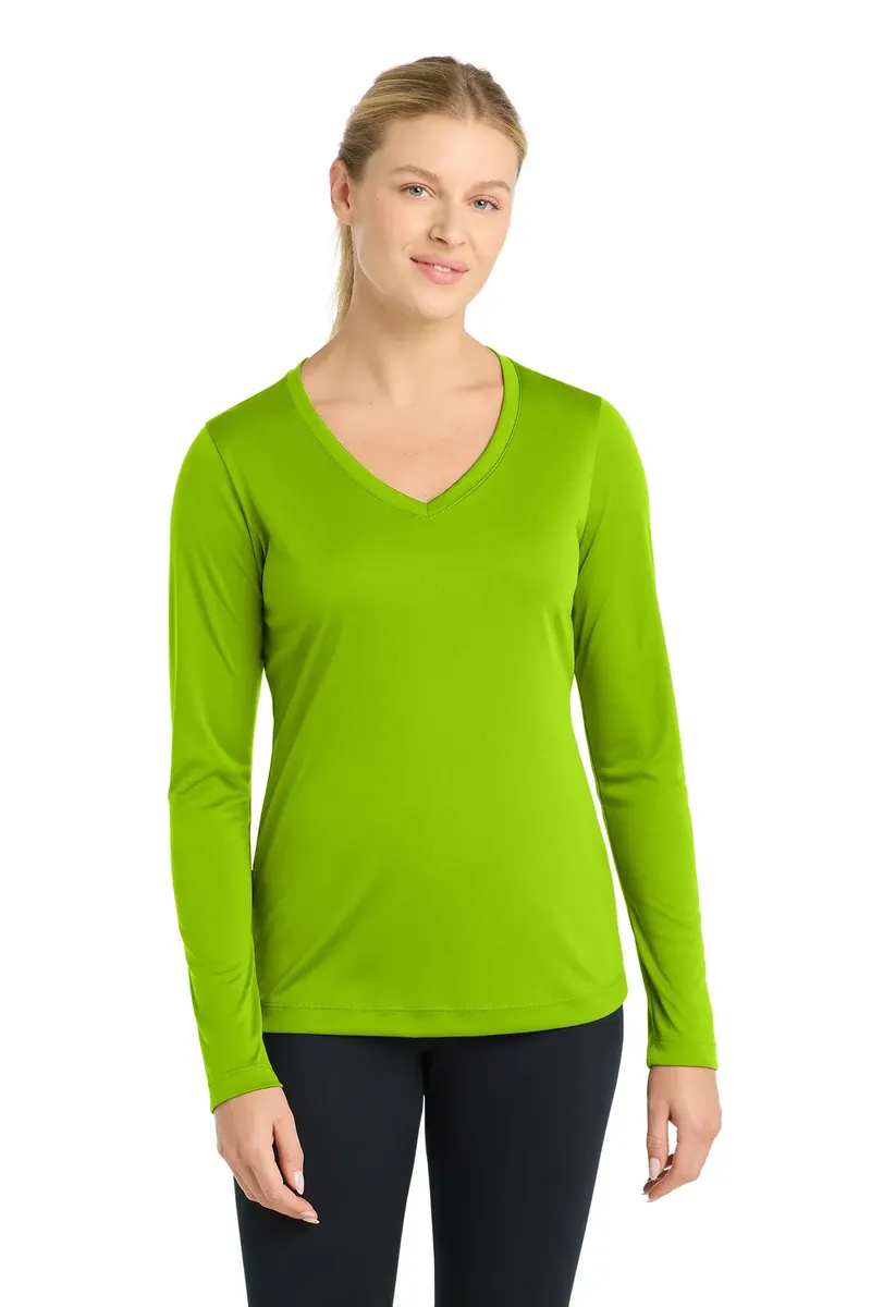 Sport-Tek® Women's Long Sleeve PosiCharge® Competitor V-Neck Tee. LST353LS - additional view 8
