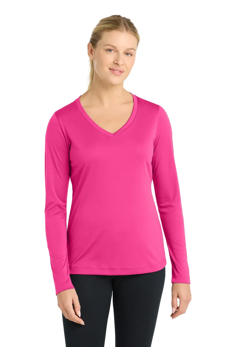 Sport-Tek® Women's Long Sleeve PosiCharge® Competitor V-Neck Tee. LST353LS - additional view 4
