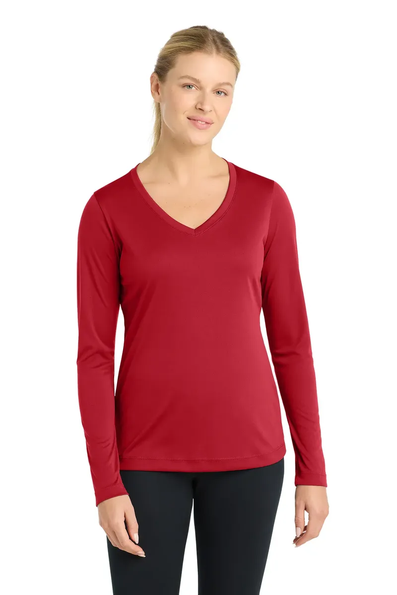 Sport-Tek® Women's Long Sleeve PosiCharge® Competitor V-Neck Tee. LST353LS - additional view 10