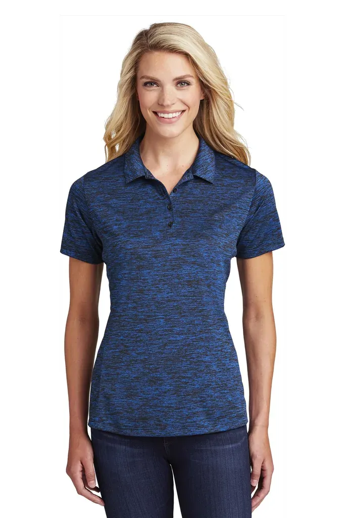 Sport-Tek ® Women's PosiCharge ® Electric Heather Polo. LST590 - additional view 2