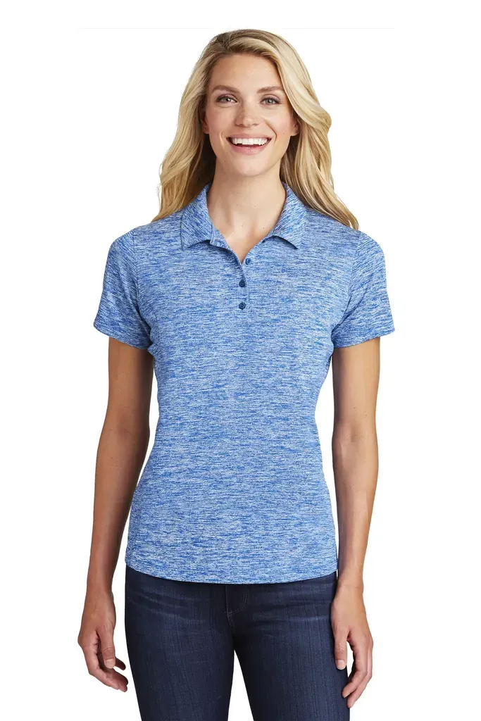 Sport-Tek ® Women's PosiCharge ® Electric Heather Polo. LST590 - additional view 6