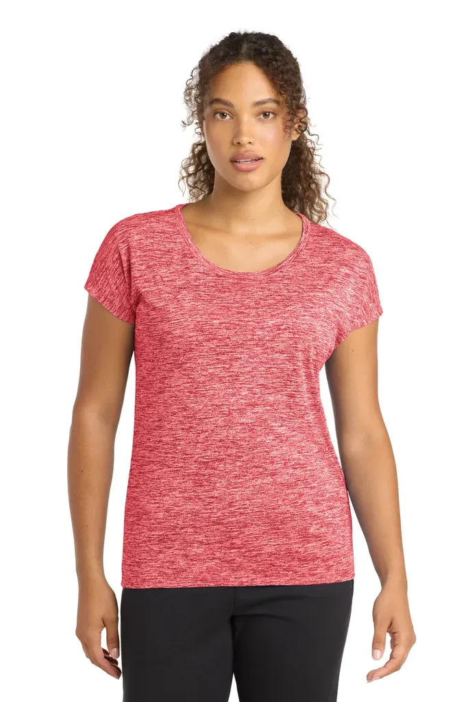 Sport-Tek® Women's PosiCharge® Electric Heather Sporty Tee. LST390 - additional view 1