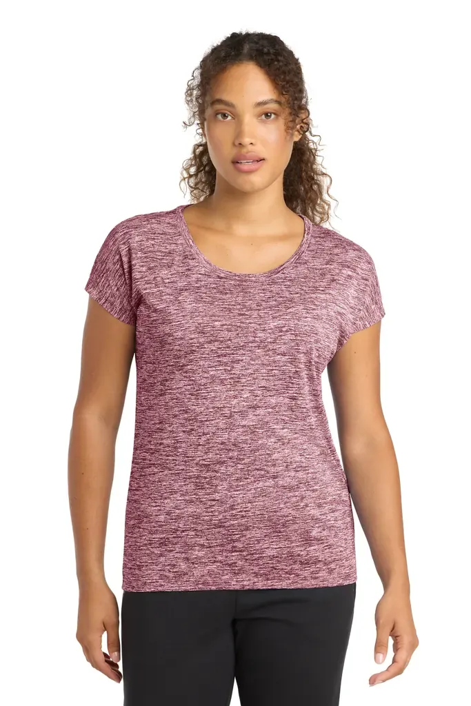 Sport-Tek® Women's PosiCharge® Electric Heather Sporty Tee. LST390
