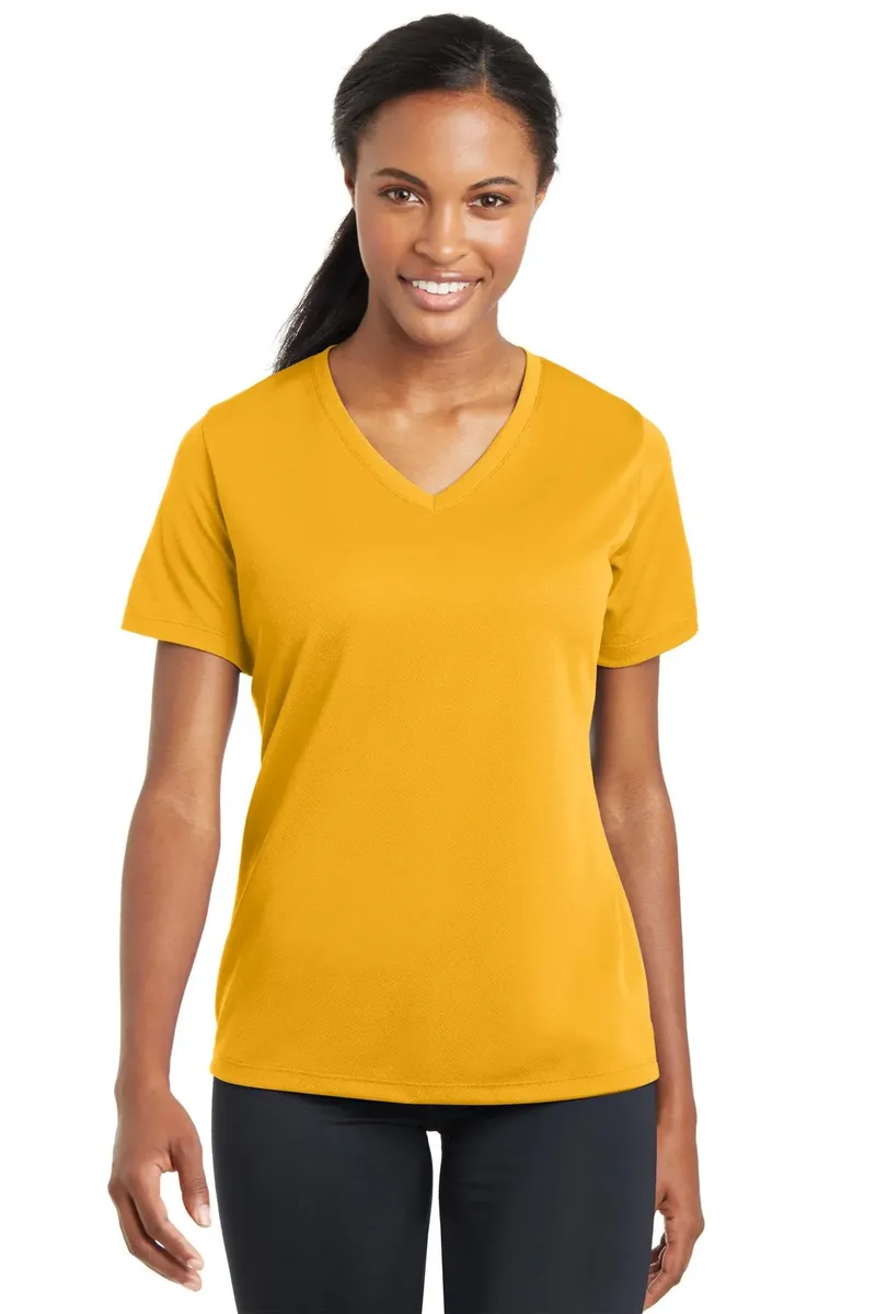 Sport-Tek® Women's PosiCharge® RacerMesh® V-Neck Tee. LST340 - additional view 13