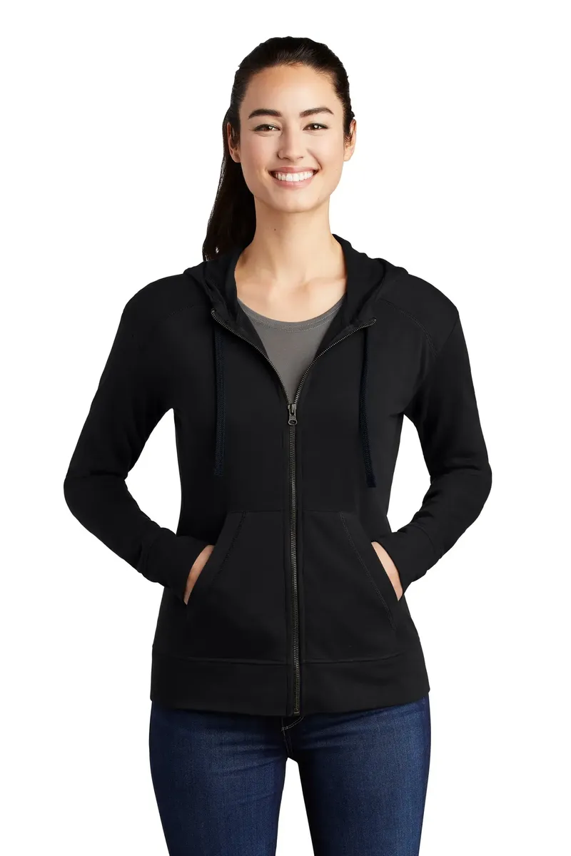 Sport-Tek ® Women's PosiCharge ® Tri-Blend Wicking Fleece Full-Zip Hooded Jacket LST293 - additional view 1