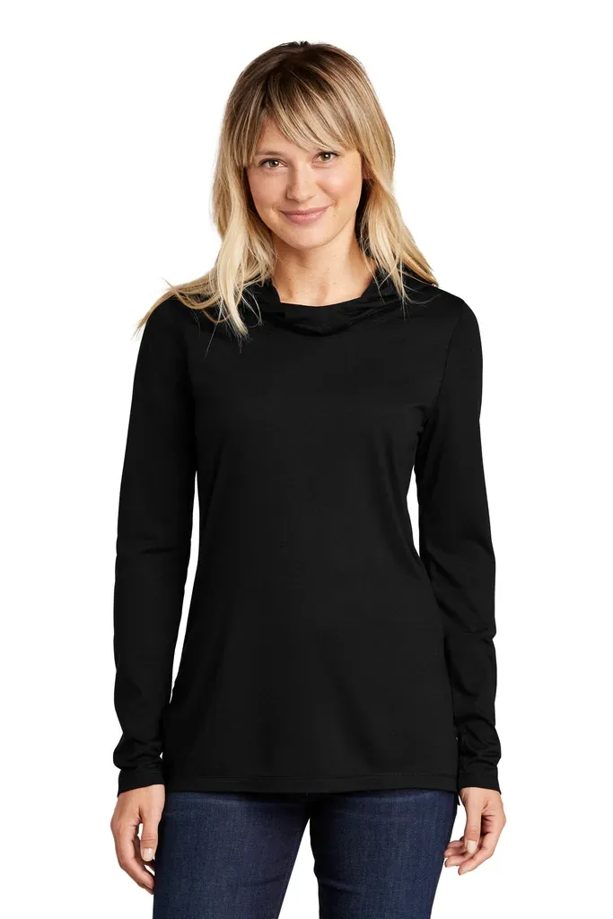 Sport-Tek® Women's PosiCharge ® Tri-Blend Wicking Long Sleeve Hoodie LST406 - additional view 1