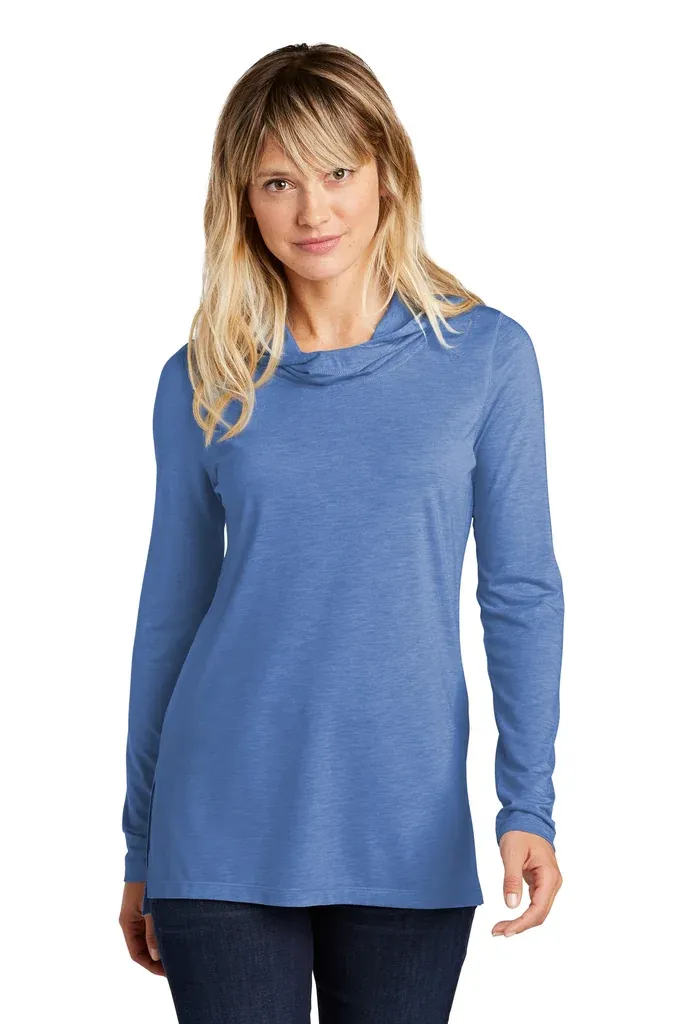 Sport-Tek® Women's PosiCharge ® Tri-Blend Wicking Long Sleeve Hoodie LST406 - additional view 3