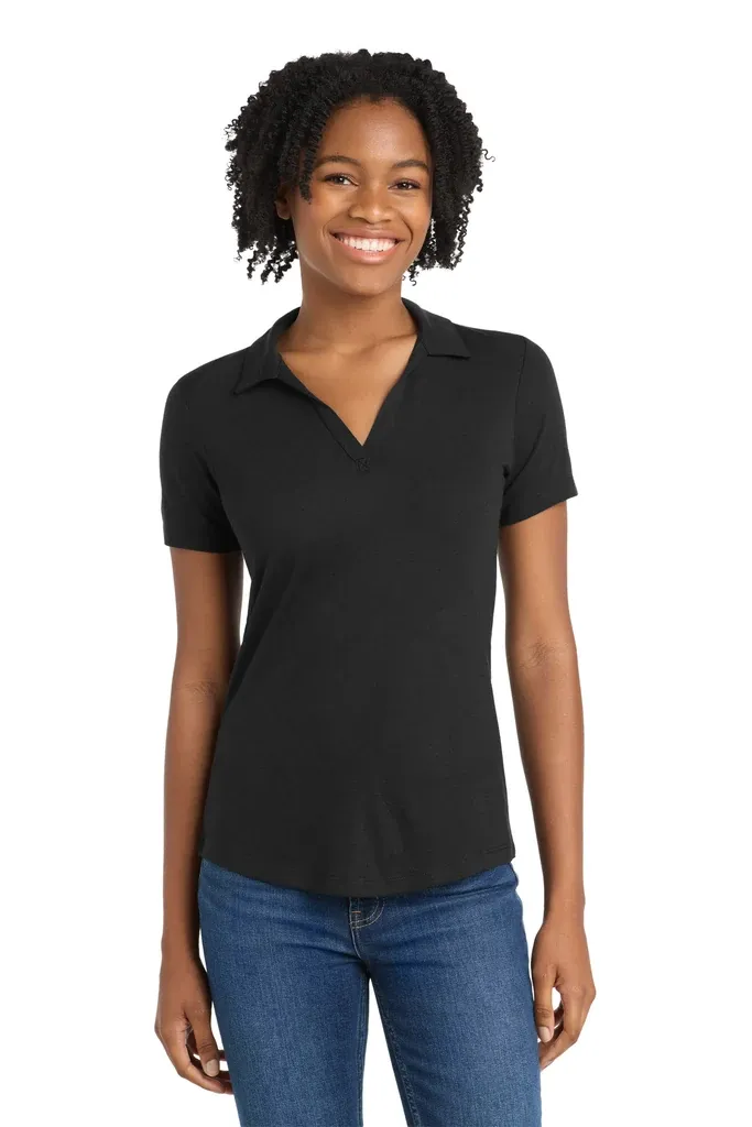 Sport-Tek ® Women's PosiCharge ® Tri-Blend Wicking Polo. LST405 - additional view 1