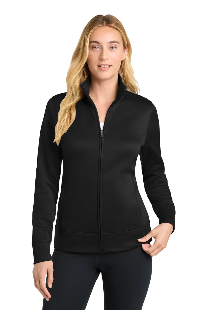 Sport-Tek® Women's Sport-Wick® Fleece Full-Zip Jacket.  LST241 - additional view 7