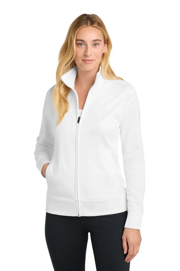 Sport-Tek® Women's Sport-Wick® Fleece Full-Zip Jacket.  LST241 - additional view 4