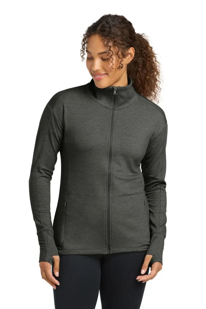 Sport-Tek® Women's Sport-Wick® Flex Fleece Full-Zip. LST560 - additional view 2