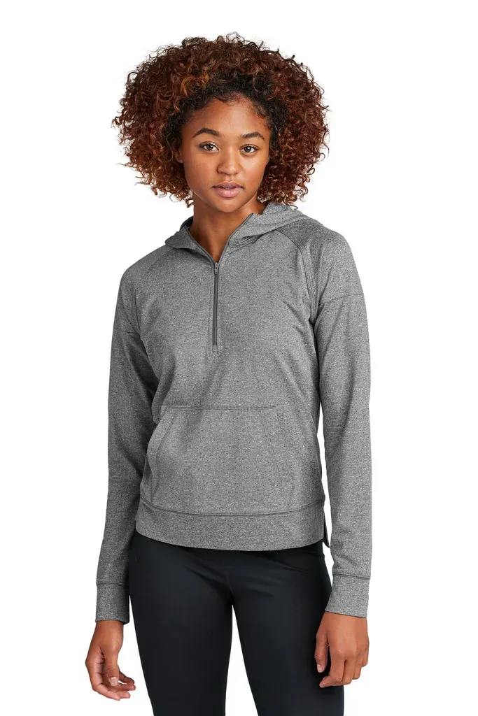 Sport-Tek® Women's Sport-Wick® Stretch 1/2-Zip Hoodie LST856 - additional view 3