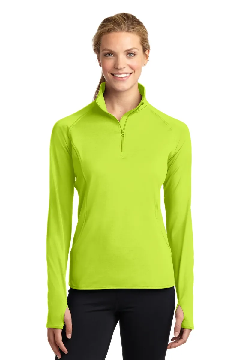 Sport-Tek® Women's Sport-Wick® Stretch 1/4-Zip Pullover. LST850 - additional view 9