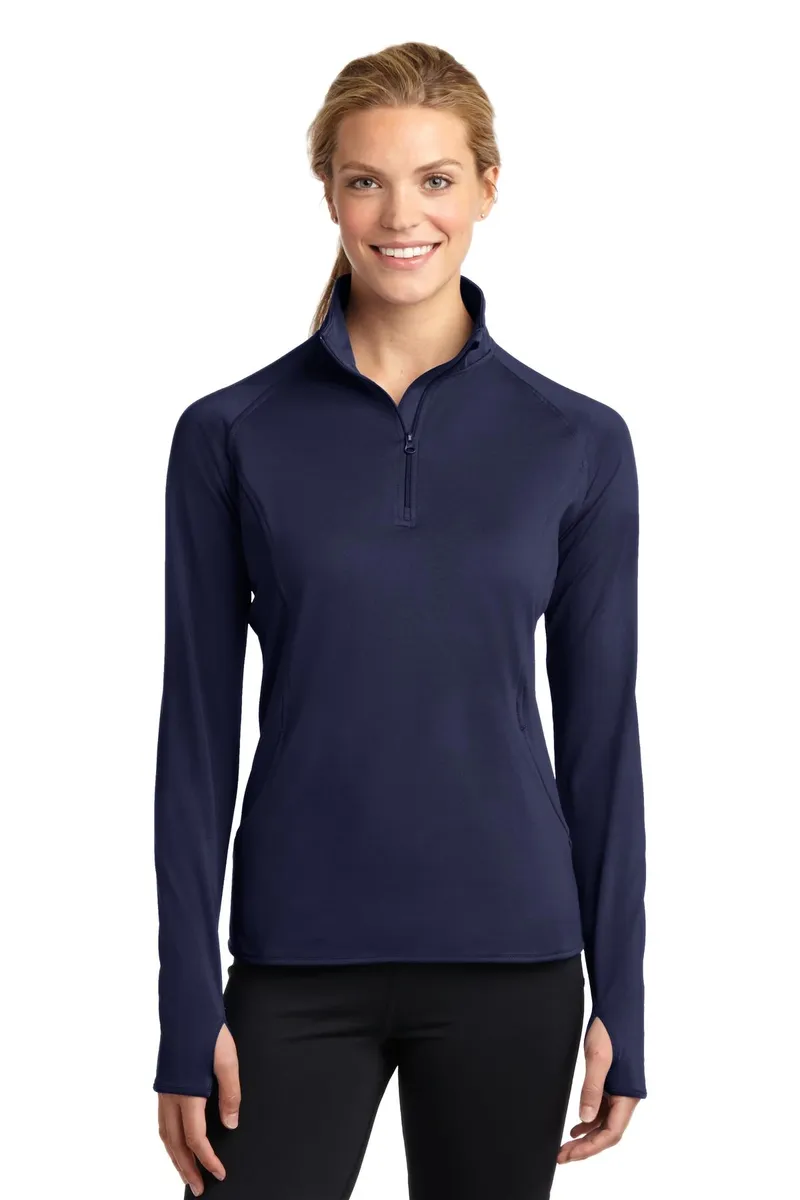 Sport-Tek® Women's Sport-Wick® Stretch 1/4-Zip Pullover. LST850 - additional view 16