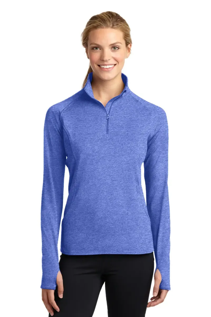Sport-Tek® Women's Sport-Wick® Stretch 1/4-Zip Pullover. LST850 - additional view 5
