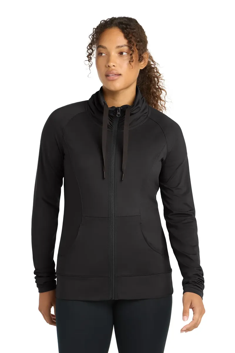 Sport-Tek® Women's Sport-Wick® Stretch Full-Zip Jacket. LST852 - additional view 5