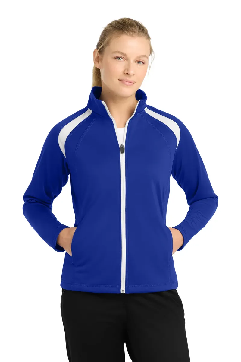 Sport-Tek® Women's Tricot Track Jacket. LST90 - additional view 1