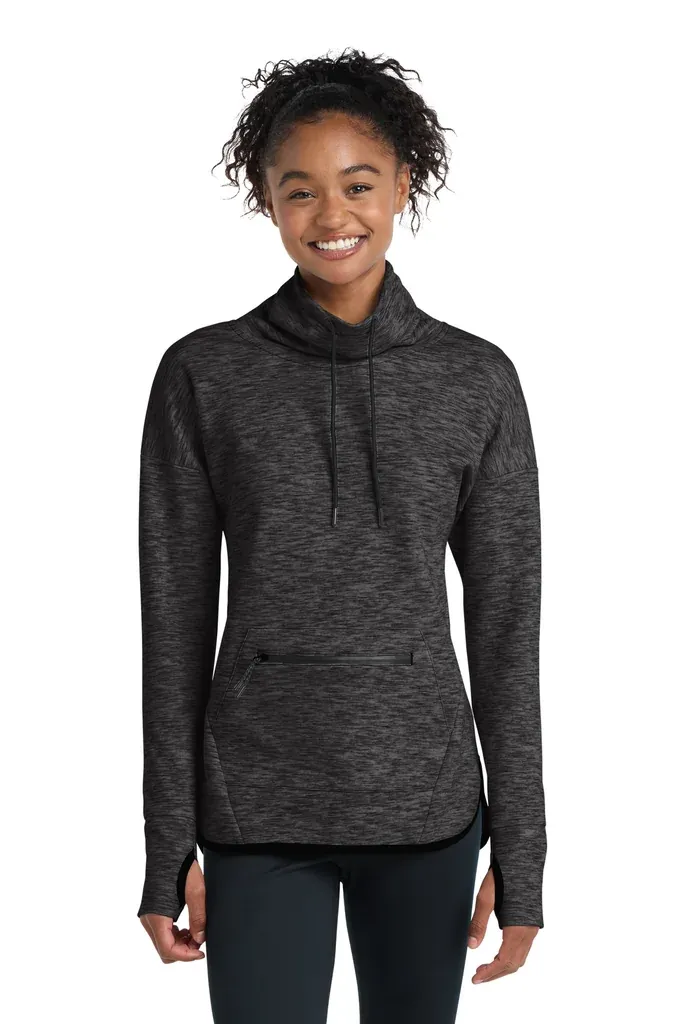 Sport-Tek® Women's Triumph Cowl Neck Pullover LST280 - additional view 1