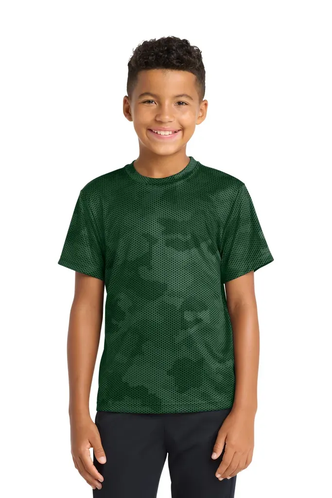 Sport-Tek® Youth CamoHex Tee. YST370 - additional view 3