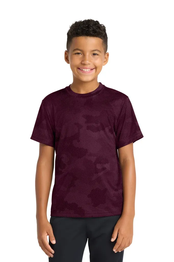 Sport-Tek® Youth CamoHex Tee. YST370 - additional view 6