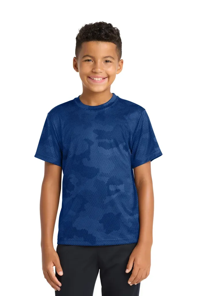 Sport-Tek® Youth CamoHex Tee. YST370 - additional view 2