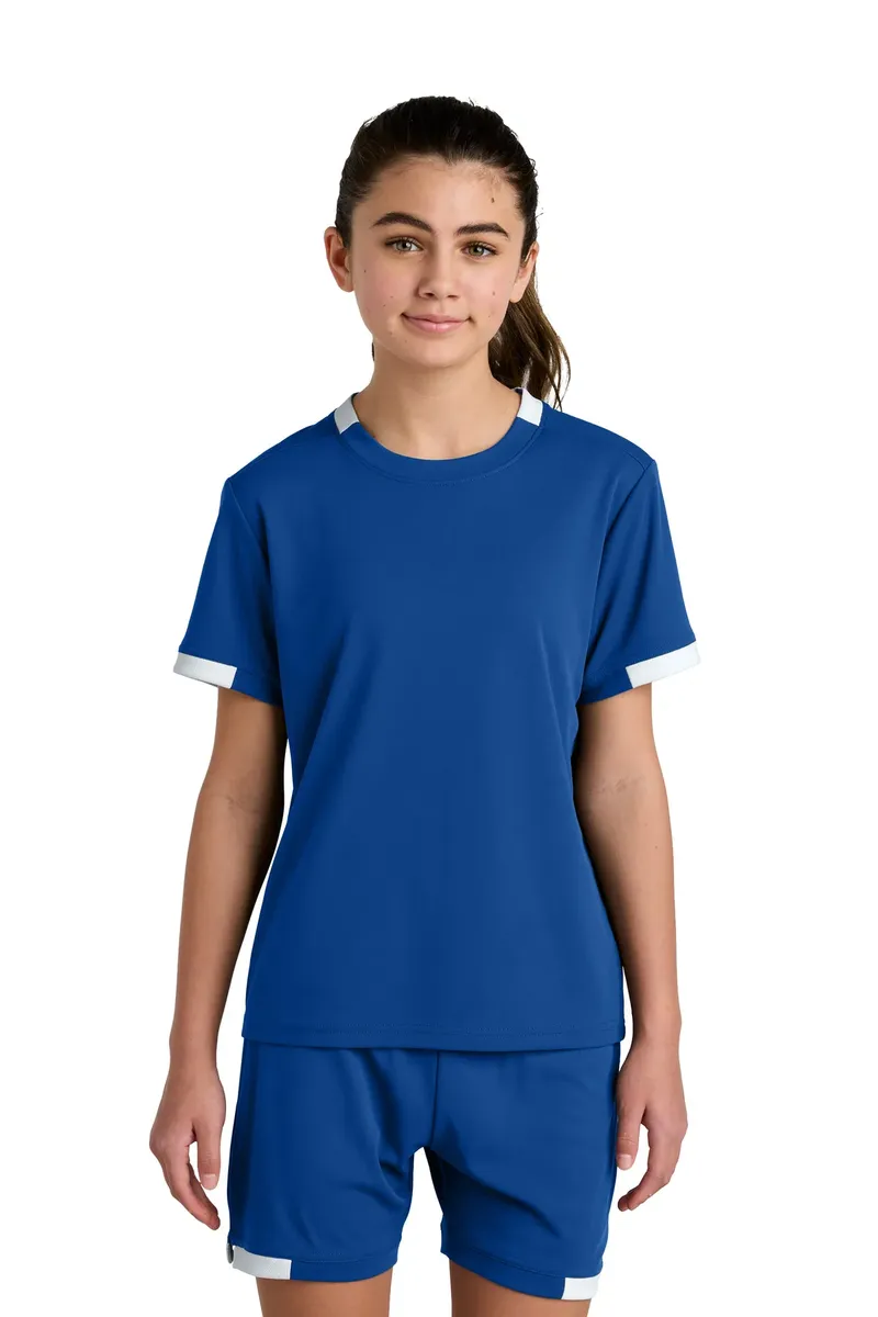 Sport-Tek® Youth Club Short Sleeve Crew YST440 - additional view 6