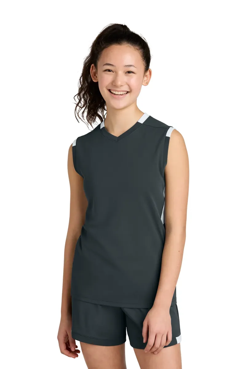 Sport-Tek® Youth Club Sleeveless V-Neck YST441 - additional view 4
