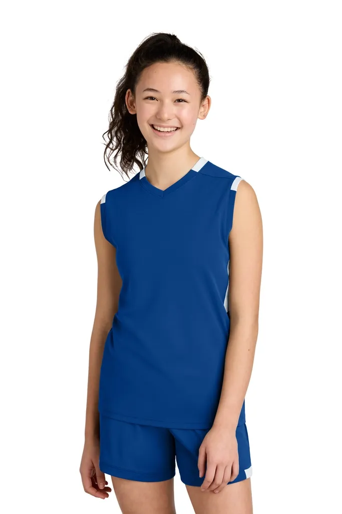 Sport-Tek® Youth Club Sleeveless V-Neck YST441 - additional view 3