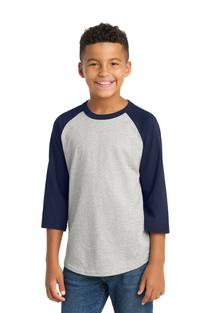 Sport-Tek® Youth Colorblock Raglan Jersey.  YT200 - additional view 5