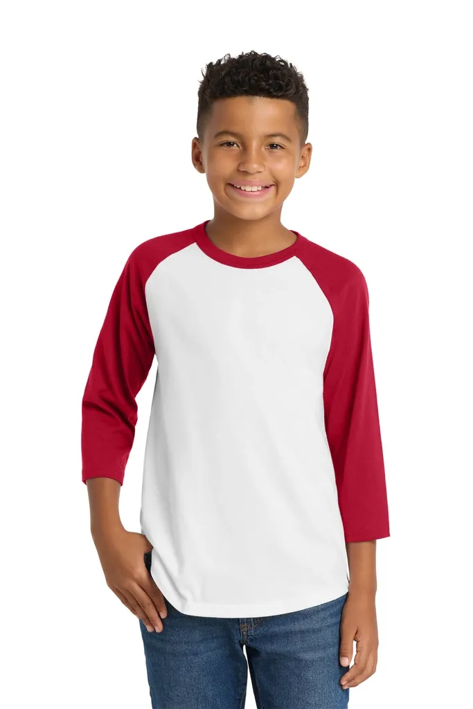 Sport-Tek® Youth Colorblock Raglan Jersey.  YT200 - additional view 14