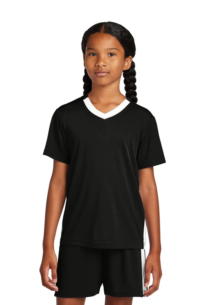 Sport-Tek® Youth Competitor United V-Neck YST101 - additional view 7