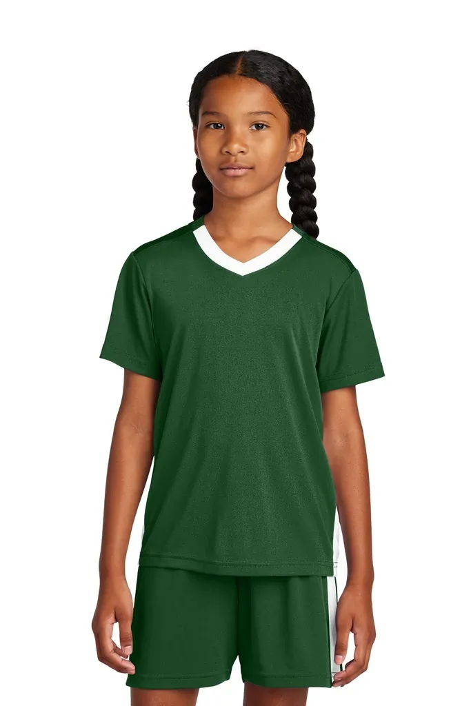 Sport-Tek® Youth Competitor United V-Neck YST101 - additional view 6
