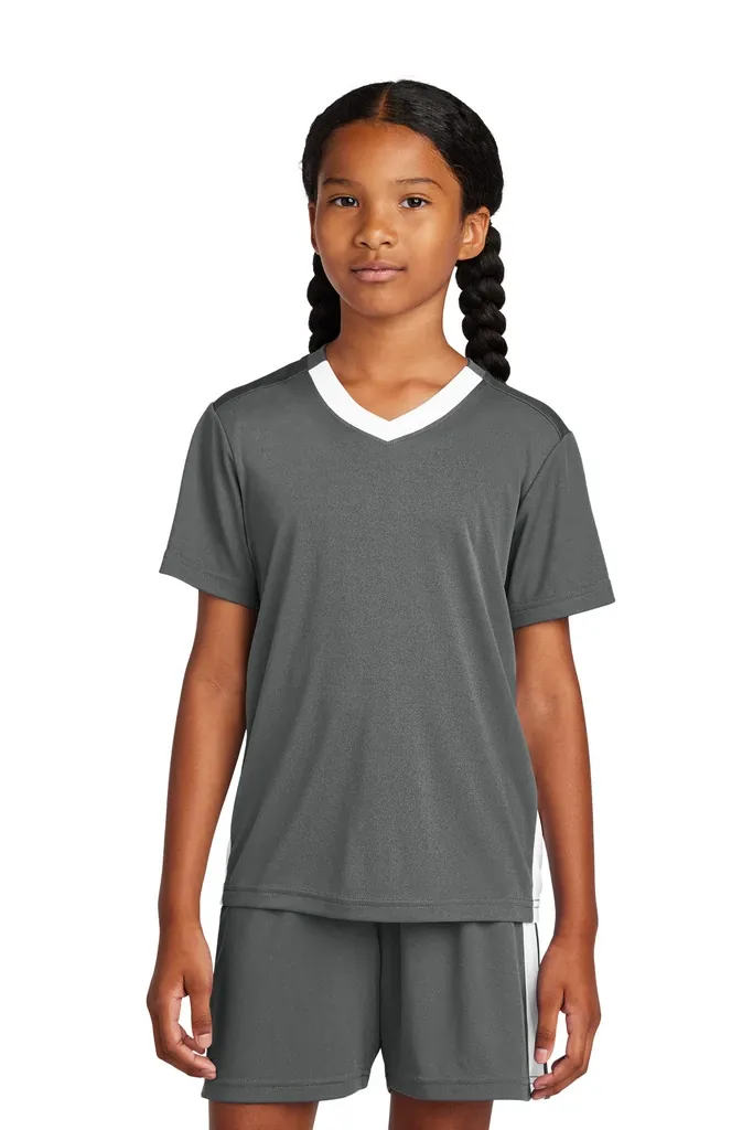 Sport-Tek® Youth Competitor United V-Neck YST101 - additional view 8