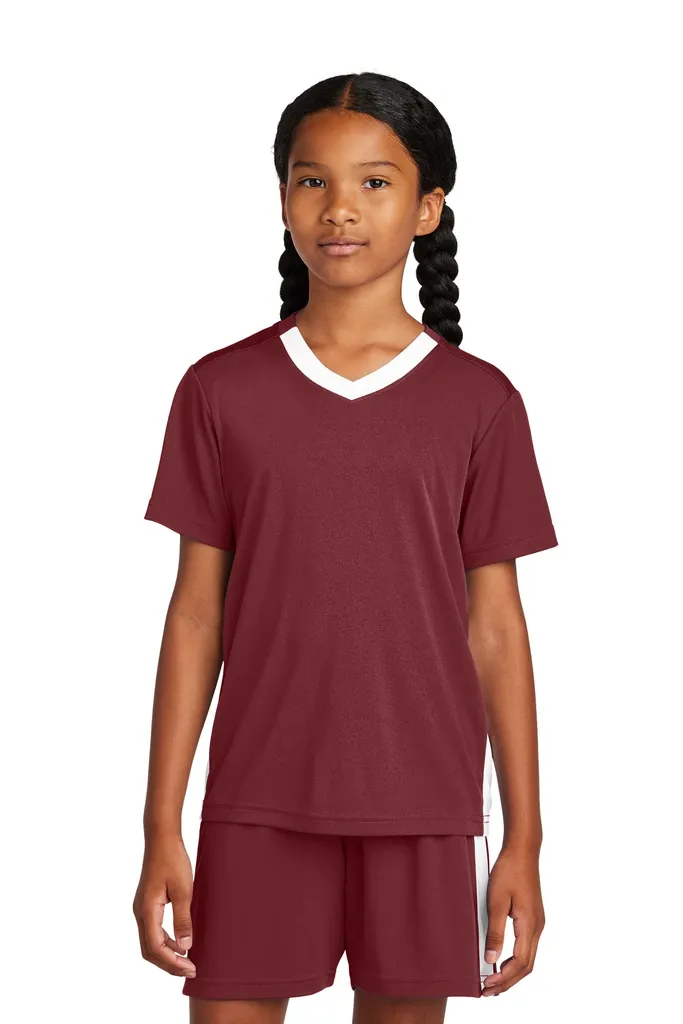 Sport-Tek® Youth Competitor United V-Neck YST101 - additional view 3