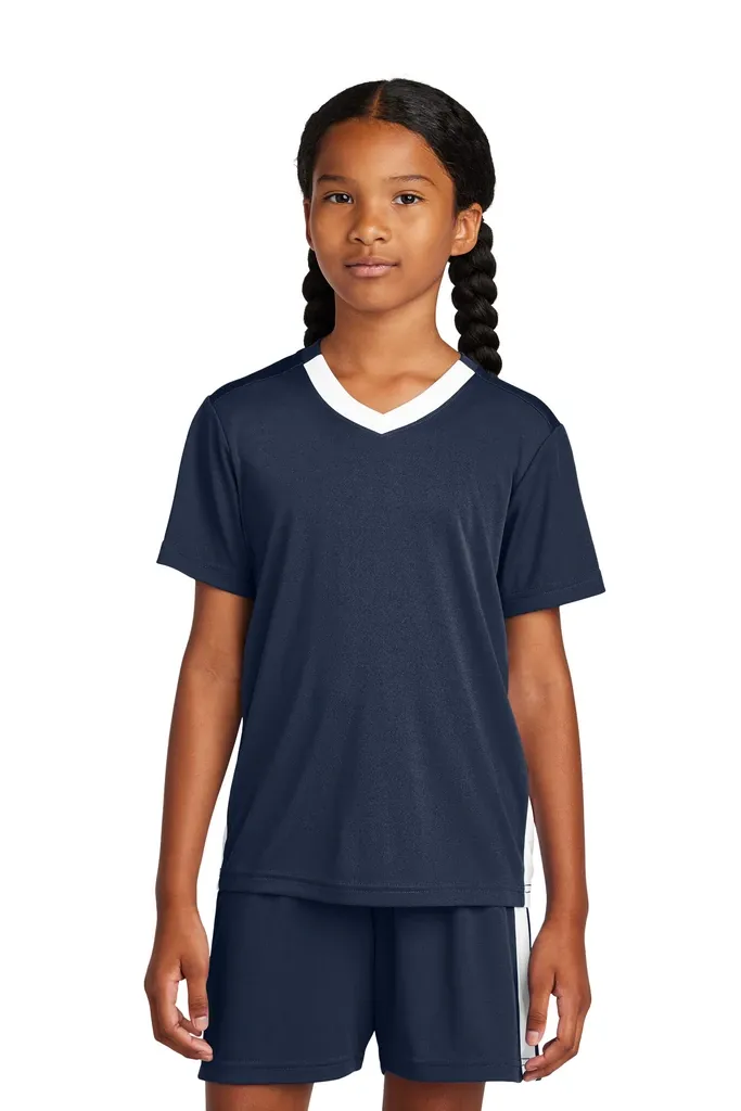 Sport-Tek® Youth Competitor United V-Neck YST101