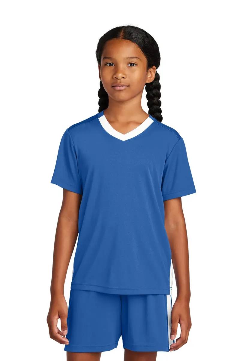 Sport-Tek® Youth Competitor United V-Neck YST101 - additional view 4