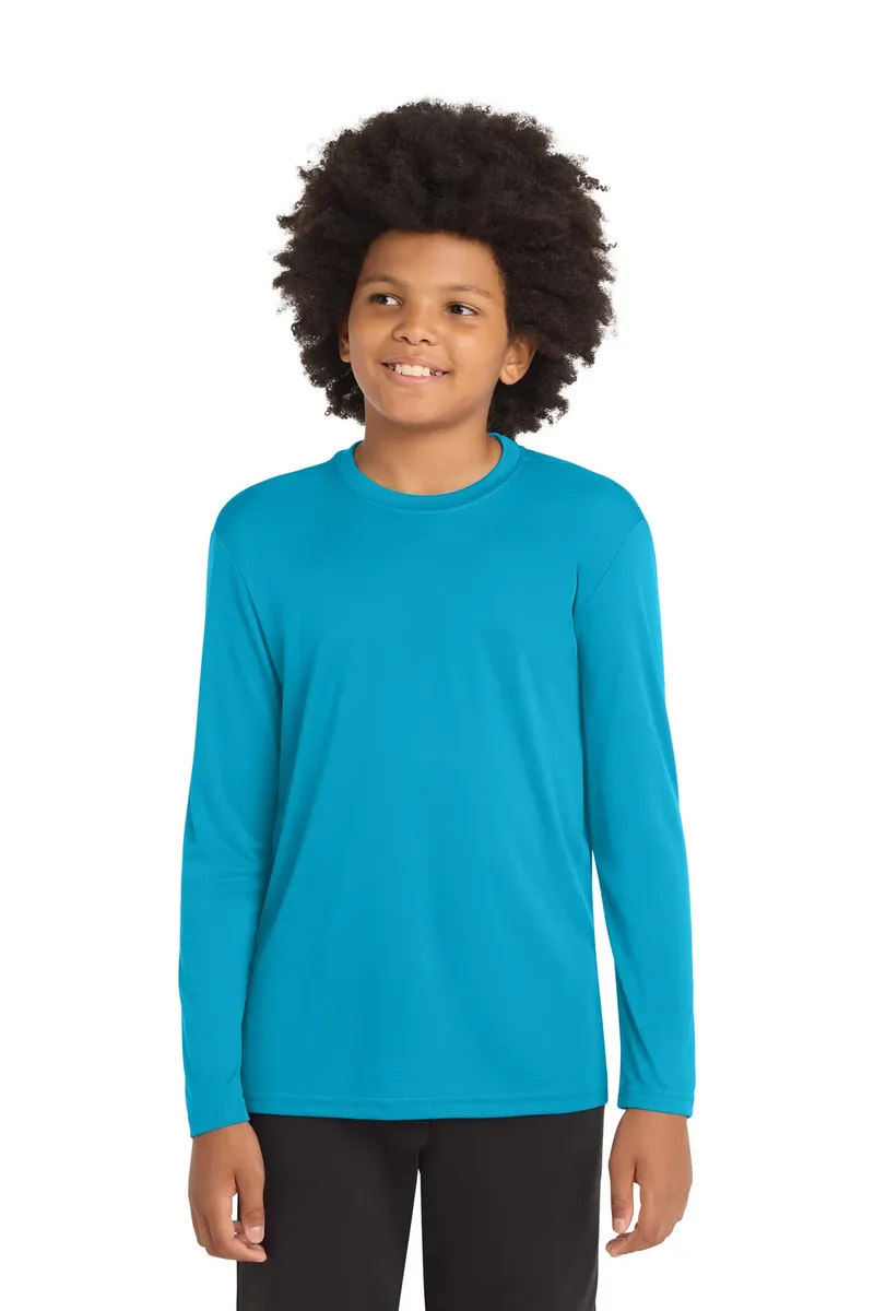 Sport-Tek® Youth Long Sleeve PosiCharge® Competitor Tee. YST350LS - additional view 2