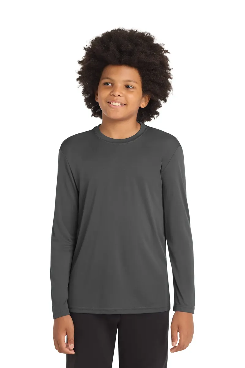 Sport-Tek® Youth Long Sleeve PosiCharge® Competitor Tee. YST350LS